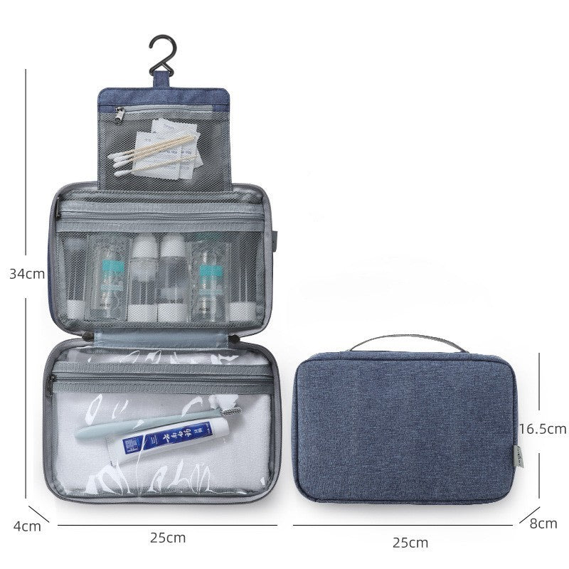 Cosmetic Storage Bag Travel Waterproof Folding Dry Wet Separation Wash Bag