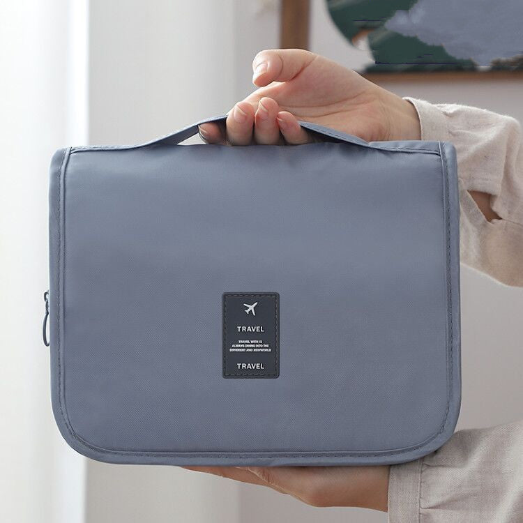 Cosmetic Bag Portable Korean Simple Girl Heart Wash Bag Large Capacity Men's Cosmetic Bag Hook Bag