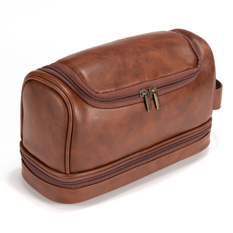 Convenient Men's Neutral Toiletry Portable Cosmetic Bag With Hook