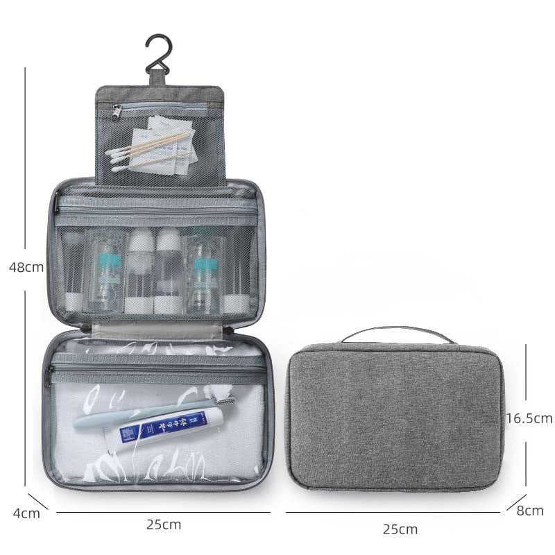 Cosmetic Storage Bag Travel Waterproof Folding Dry Wet Separation Wash Bag
