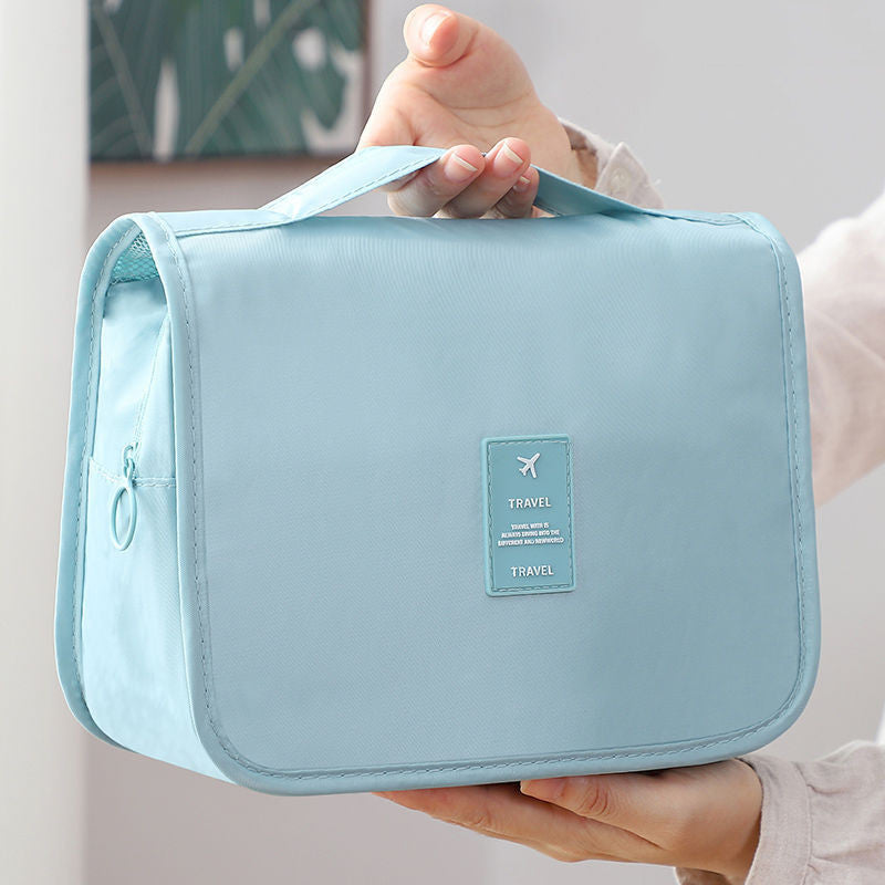 Cosmetic Bag Portable Korean Simple Girl Heart Wash Bag Large Capacity Men's Cosmetic Bag Hook Bag