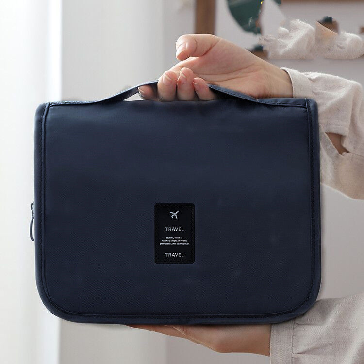 Cosmetic Bag Portable Korean Simple Girl Heart Wash Bag Large Capacity Men's Cosmetic Bag Hook Bag