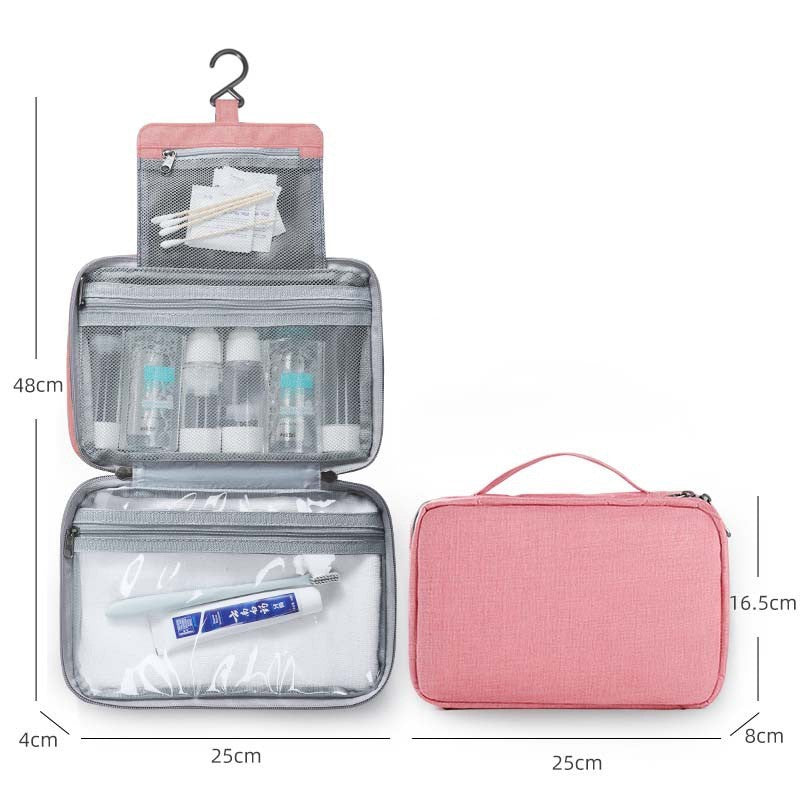 Cosmetic Storage Bag Travel Waterproof Folding Dry Wet Separation Wash Bag