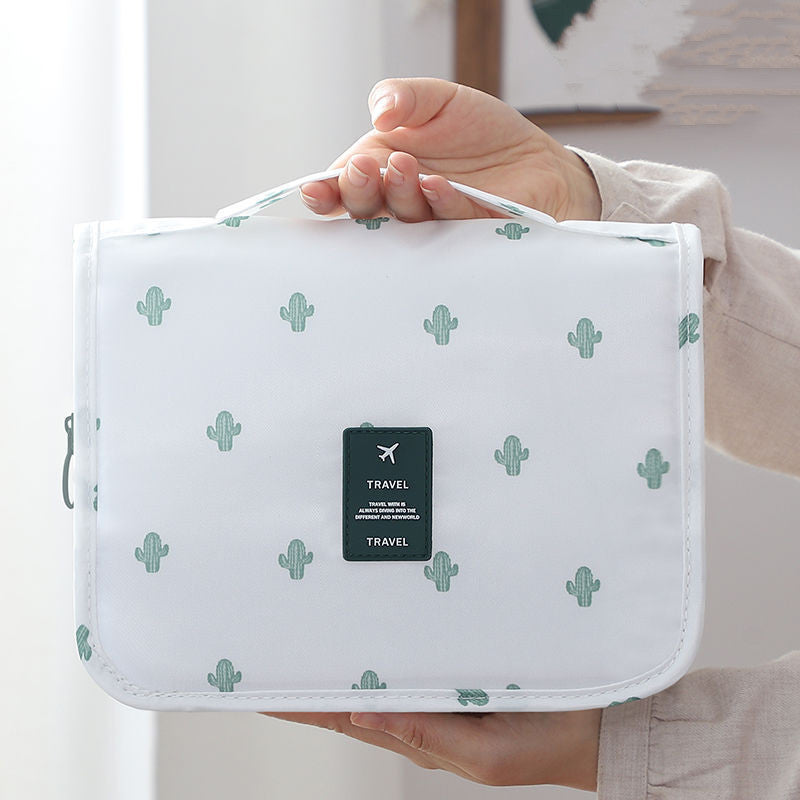 Cosmetic Bag Portable Korean Simple Girl Heart Wash Bag Large Capacity Men's Cosmetic Bag Hook Bag