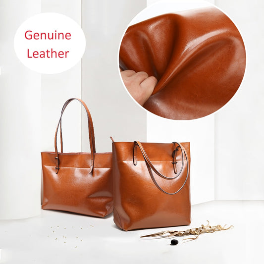 Handbag Women Genuine Leather Real leather Handbags
