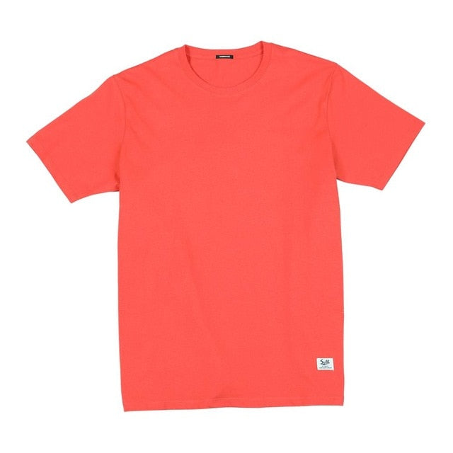 SIMWOOD 2020 summer new solid t-shirt 100% cotton Compact-Siro Spinning O-neck Tops High Quality plus size clothes SI980698