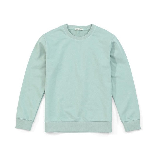 SIMWOOD 2020 Autumn New Hoodies Men Casual Minimalist Sweatshirt O-neck Embroidery logo Plus Size Basic Pullover SI980547