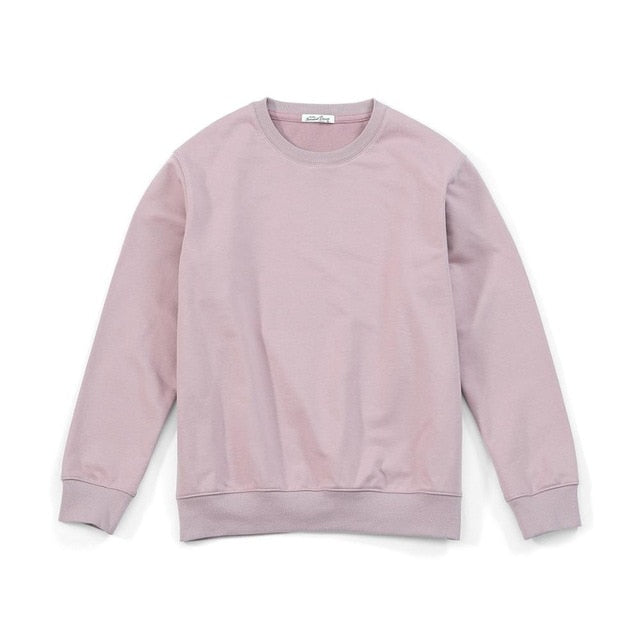 SIMWOOD 2020 Autumn New Hoodies Men Casual Minimalist Sweatshirt O-neck Embroidery logo Plus Size Basic Pullover SI980547