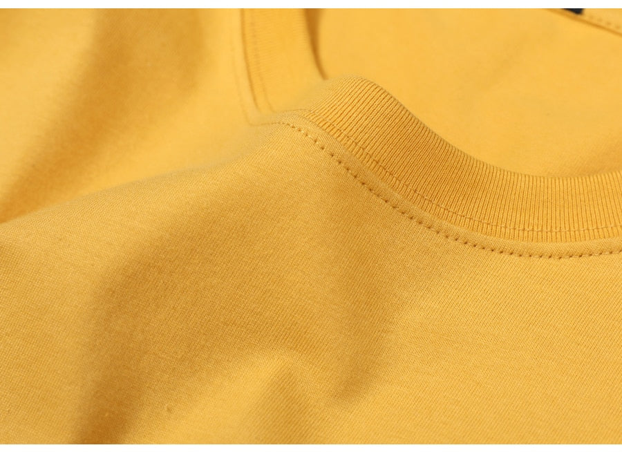 SIMWOOD 2020 summer new solid t-shirt 100% cotton Compact-Siro Spinning O-neck Tops High Quality plus size clothes SI980698