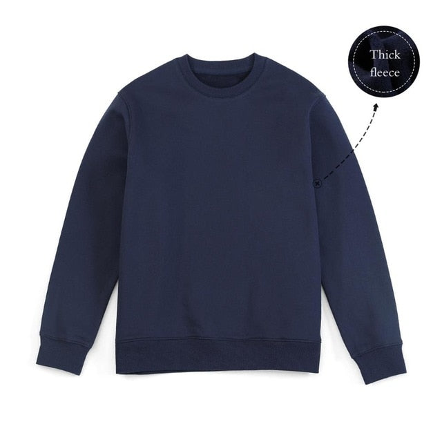 SIMWOOD 2020 Autumn New Hoodies Men Casual Minimalist Sweatshirt O-neck Embroidery logo Plus Size Basic Pullover SI980547