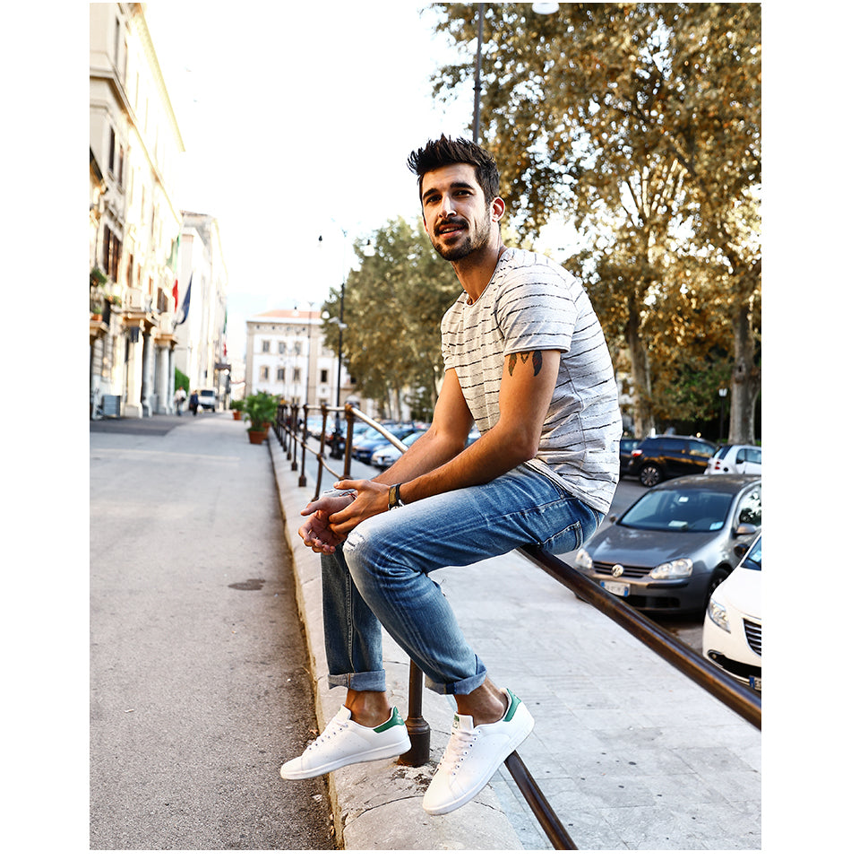 SIMWOOD Spring Summer T Shirt Men Short