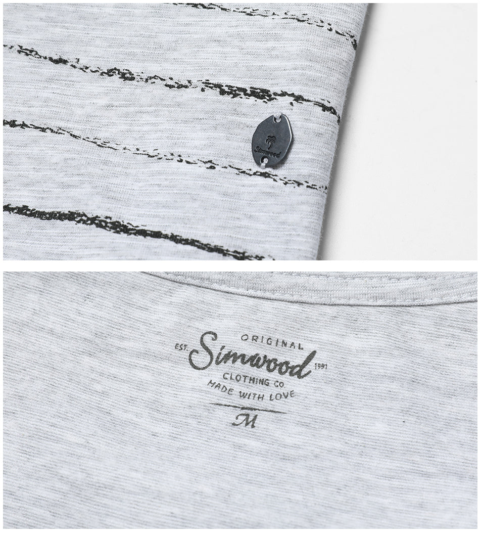SIMWOOD Spring Summer T Shirt Men Short