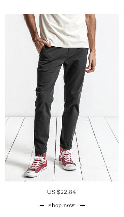 SIMWOOD Pants Men Fashion Long Trouser Cotton High Quality