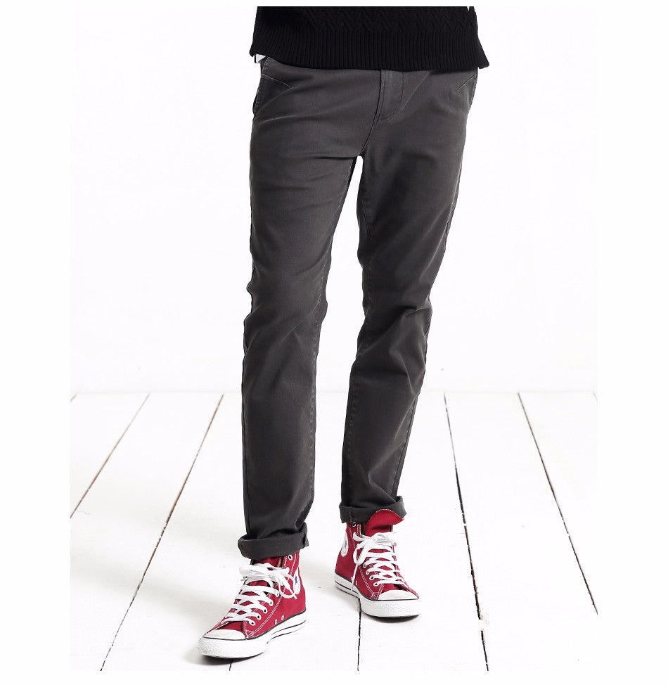 SIMWOOD Pants Men Fashion Long Trouser Cotton High Quality