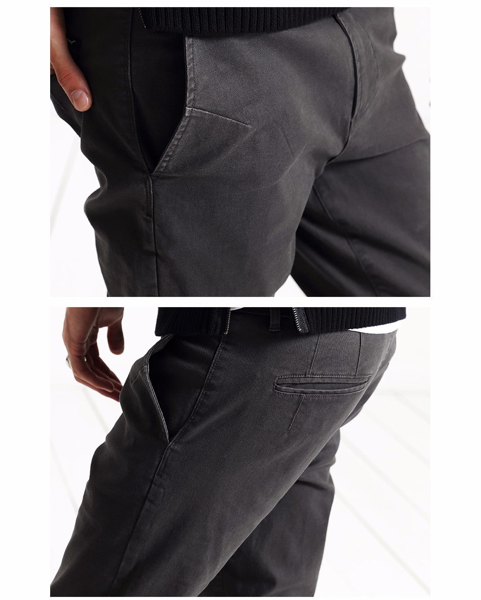 SIMWOOD Pants Men Fashion Long Trouser Cotton High Quality