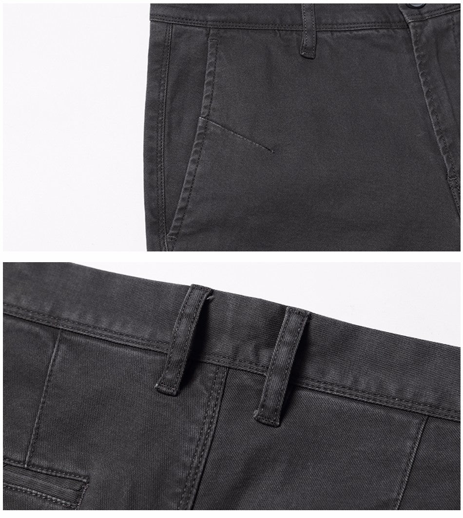 SIMWOOD Pants Men Fashion Long Trouser Cotton High Quality