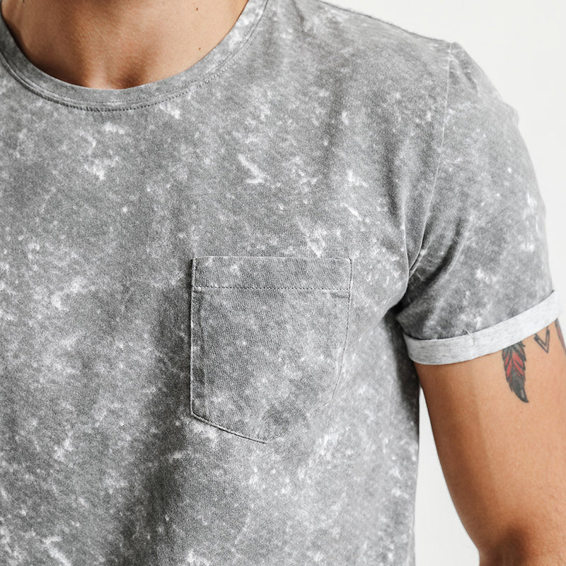 SIMWOOD T Shirt Men Marble 100% Pure Cotton Fashion Tops Brand Clothing