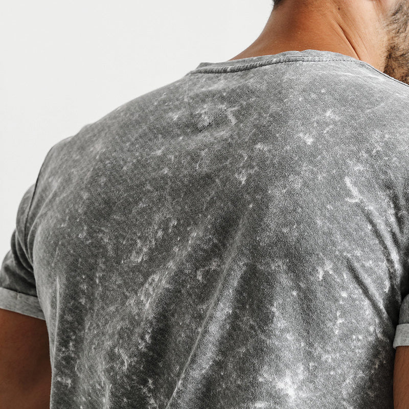 SIMWOOD T Shirt Men Marble 100% Pure Cotton Fashion Tops Brand Clothing
