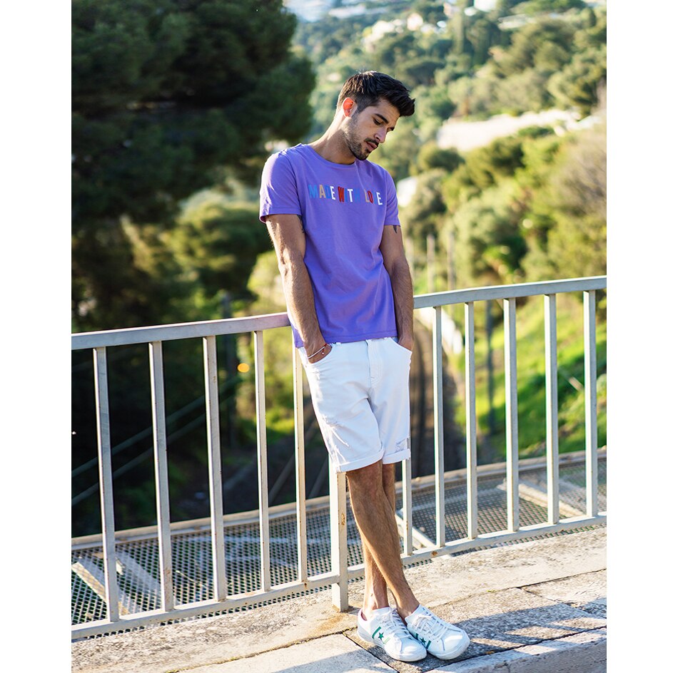 SIMWOOD New 2019 Summer T-Shirt Men Short Sleeve Slim Casual Cotton Tees Literal Thoughts Plus Size Tops Brand Clothing 180289