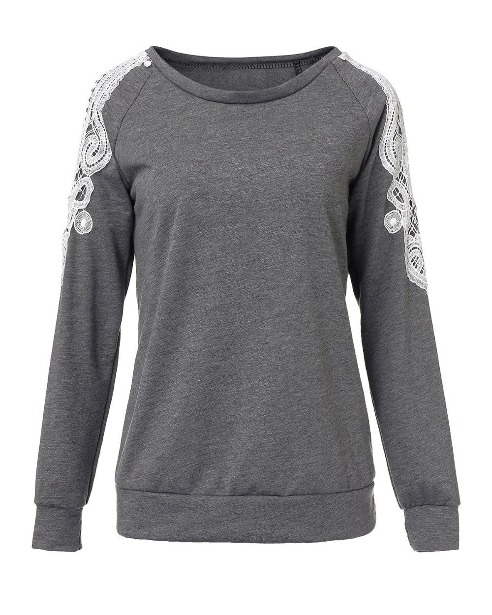 Zanzea Blusa Autumn Women Casual Sexy Plus Size Lace Crochet off Shoulder Long Sleeve Tops Hoodies Sweatshirt