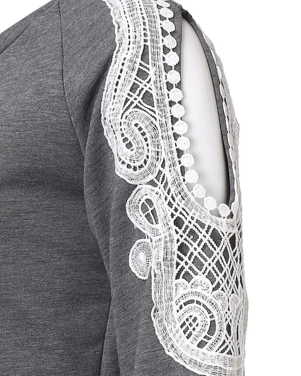 Zanzea Blusa Autumn Women Casual Sexy Plus Size Lace Crochet off Shoulder Long Sleeve Tops Hoodies Sweatshirt