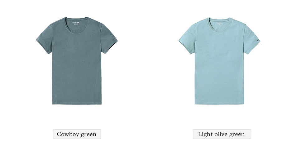 SIMWOOD 2019 New T Shirt Men Slim Fit Solid Color fitness Casual Tops 100% Cotton Comfortable High Quality Plus Size TD017101