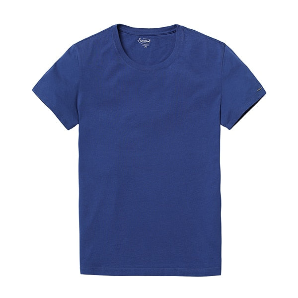 SIMWOOD 2019 New T Shirt Men Slim Fit Solid Color fitness Casual Tops 100% Cotton Comfortable High Quality Plus Size TD017101
