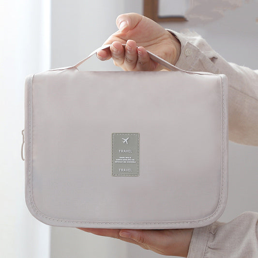 Cosmetic Bag Portable Korean Simple Girl Heart Wash Bag Large Capacity Men's Cosmetic Bag Hook Bag