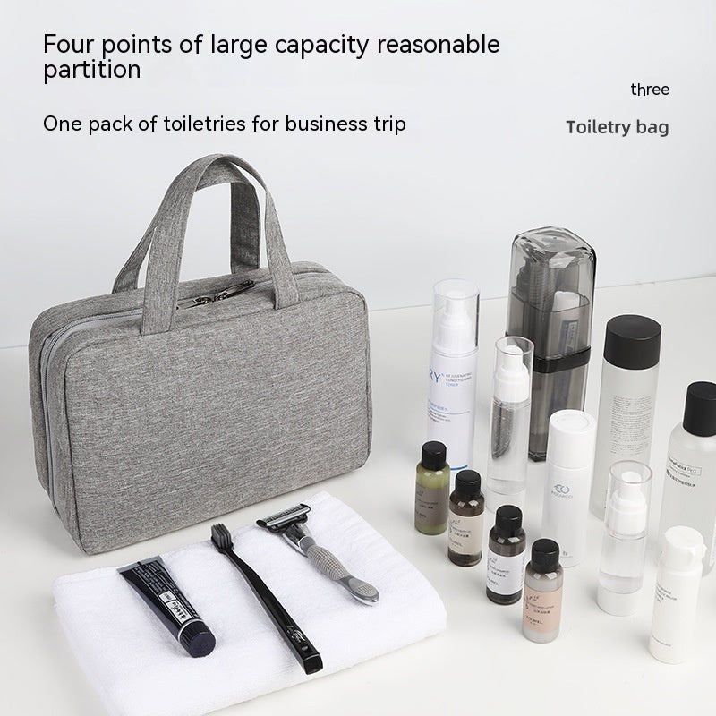 Cosmetic Storage Bag Travel Waterproof Folding Dry Wet Separation Wash Bag