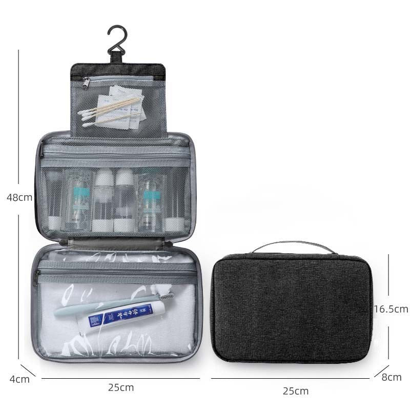 Cosmetic Storage Bag Travel Waterproof Folding Dry Wet Separation Wash Bag