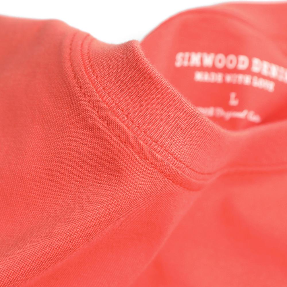 SIMWOOD 2020 Summer New Logo Print 100% cotton T-Shirts Men Breathable Tops Classical Basic Matching Couples t shirt SJ120093