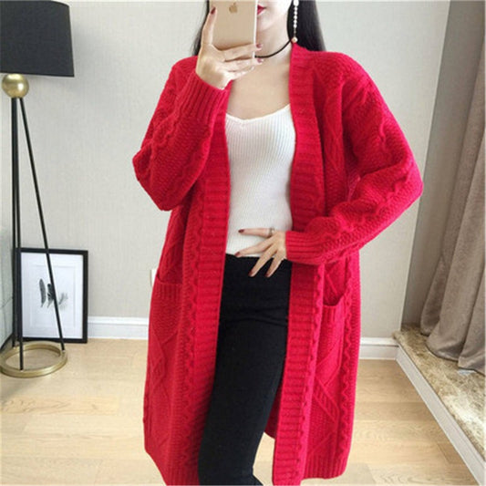 Women Long Cardigans For Autumn Winter Warm Oversize Long Cardigans Poncho