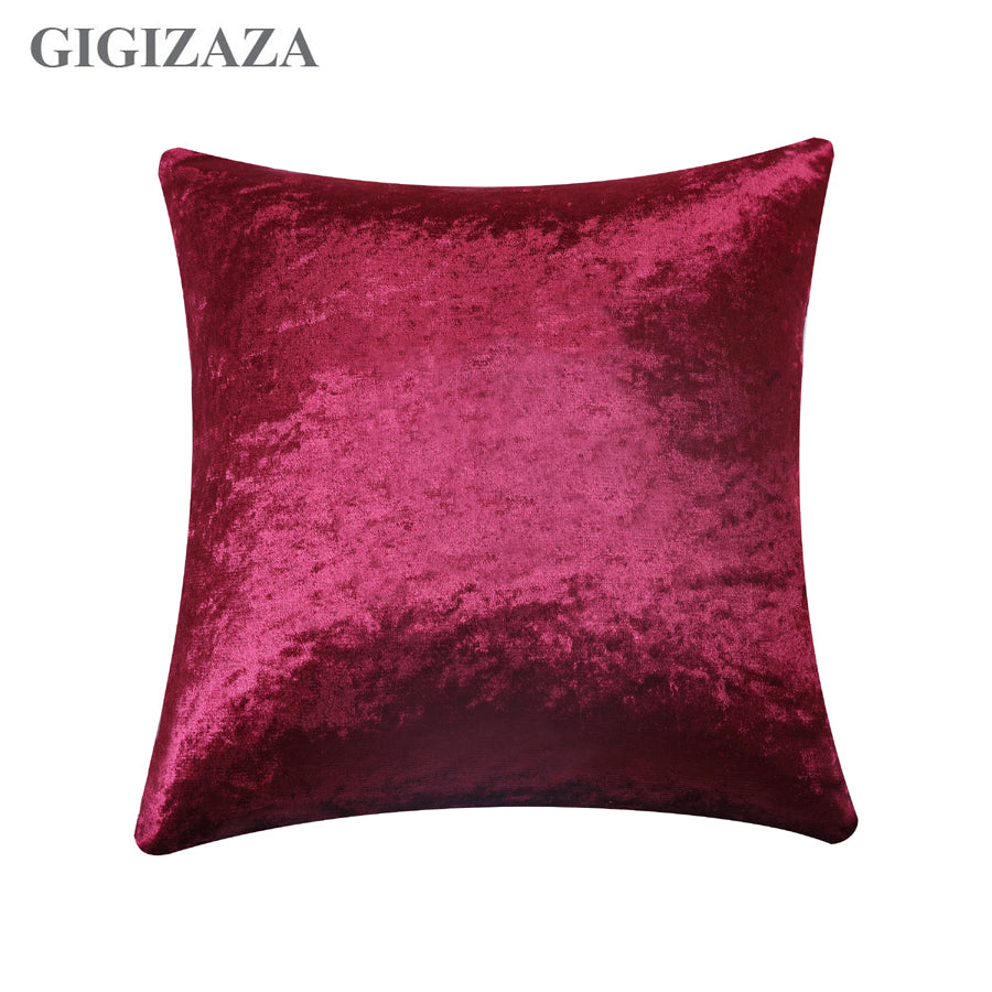 Pillow cushion Shinny silver velvet ivory chocolate red Cushion cover 45x45cm/50*50cm