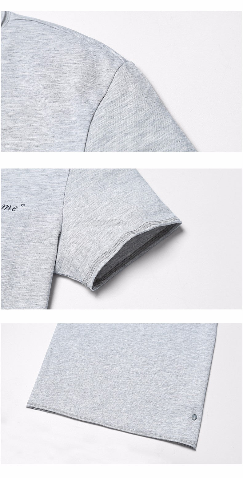 SIMWOOD T shirt  Summer Casual Slim T shirt Mens