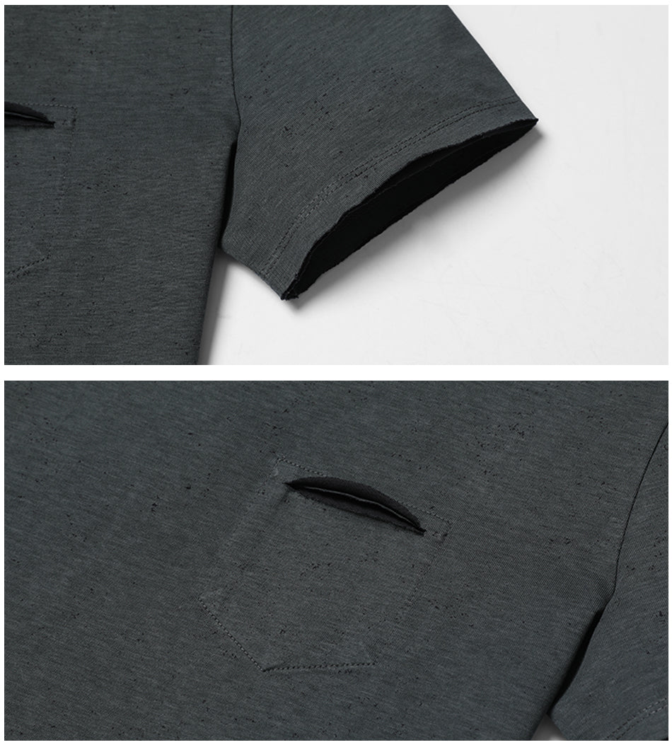 SIMWOOD T Shirts Men 100% Pure Cotton O-neck Brand Clothing Slim Fit Plus Size