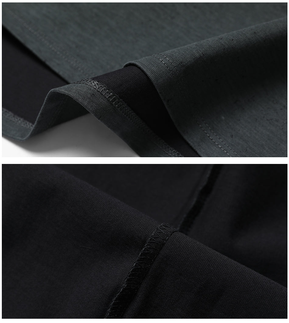 SIMWOOD T Shirts Men 100% Pure Cotton O-neck Brand Clothing Slim Fit Plus Size