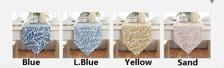 Table Runners Colorful Leaves Printed Runner