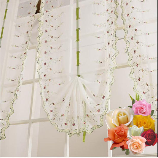 Roman Curtains Home Wave European Living Room Kitchen Balcony