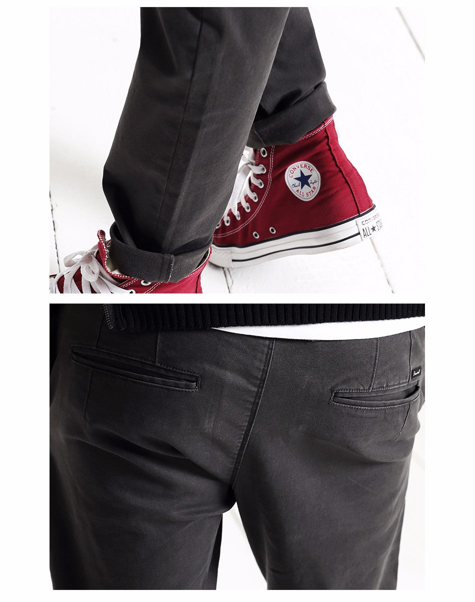 SIMWOOD Pants Men  Fashion Long Trouser Cotton High Quality