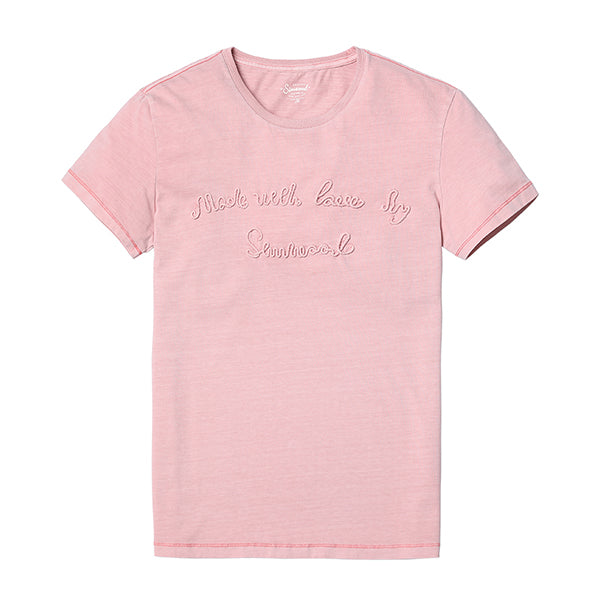 SIMWOOD T Shirt Men 100% Pure Cotton Vintage Letter embroidered  Slim Fit Tops Brand Clothing TD1152