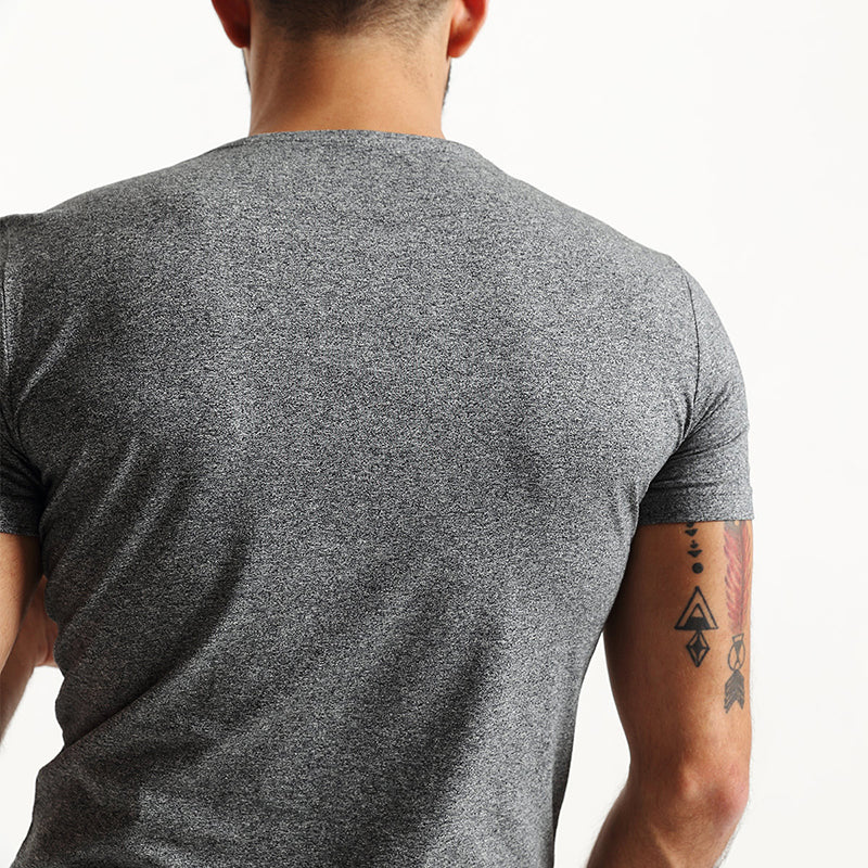 SIMWOOD Men's Short-sleeved Cotton skinny T-shirt O-Neck Male Plus Size