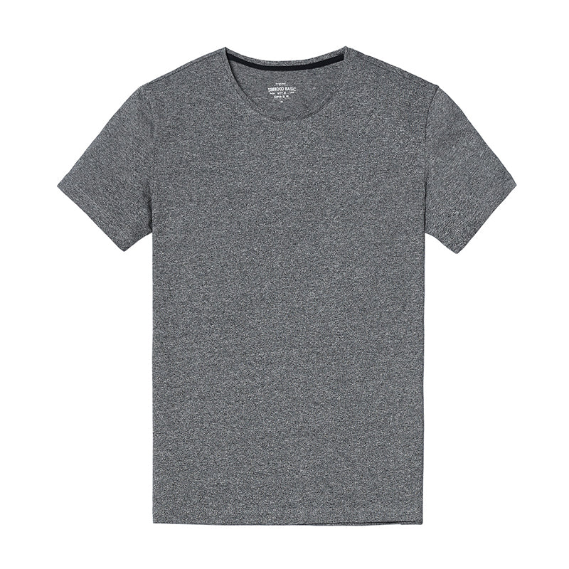SIMWOOD Men's Short-sleeved Cotton skinny T-shirt O-Neck Male Plus Size