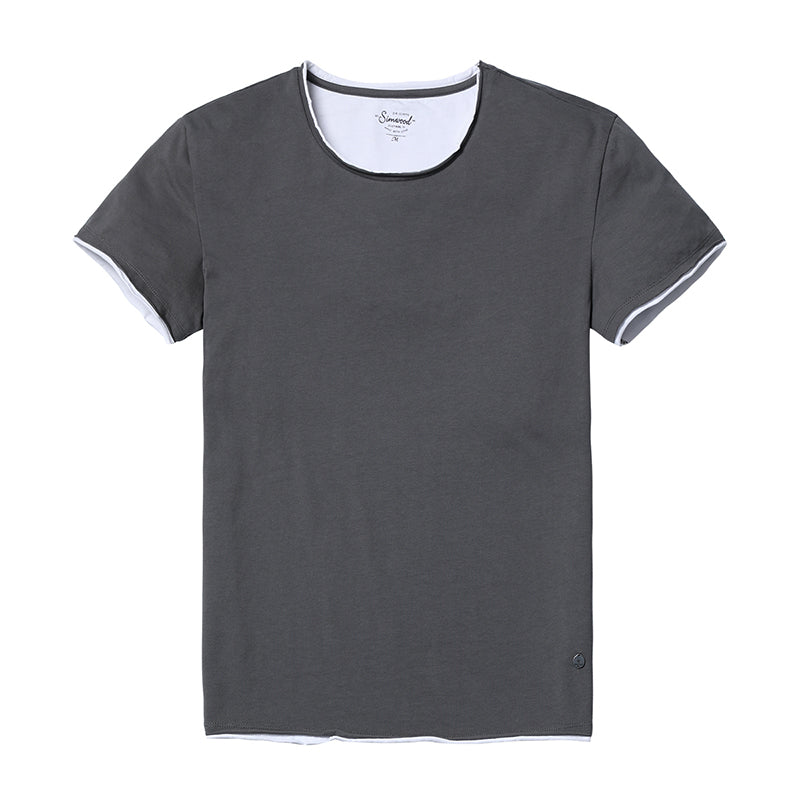 SIMWOOD T Shirts Men O neck 100% Pure Cotton