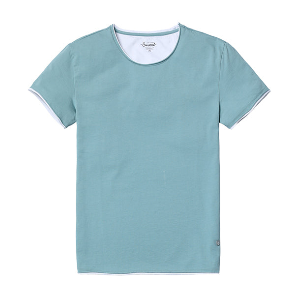 SIMWOOD T Shirts Men O neck 100% Pure Cotton