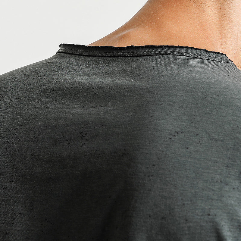 SIMWOOD T Shirts Men 100% Pure Cotton O-neck Brand Clothing Slim Fit Plus Size