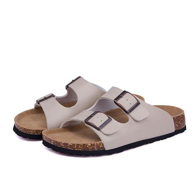 Sandals New Summer Beach Cork Slippers Shoes Women