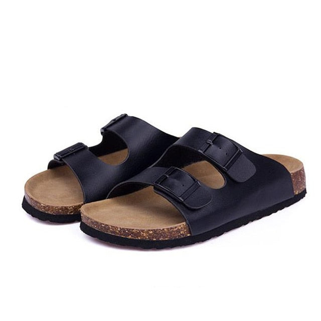 Sandals New Summer Beach Cork Slippers Shoes Women