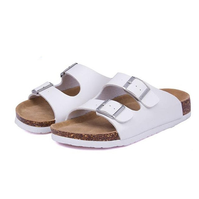 Sandals New Summer Beach Cork Slippers Shoes Women