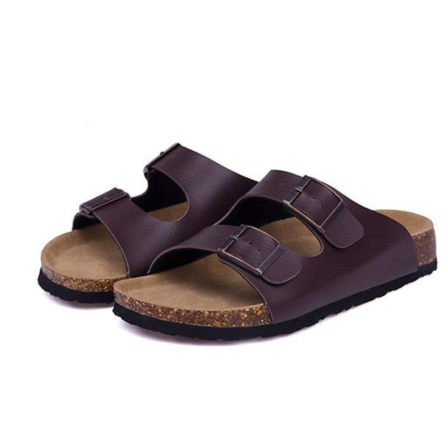 Sandals New Summer Beach Cork Slippers Shoes Women