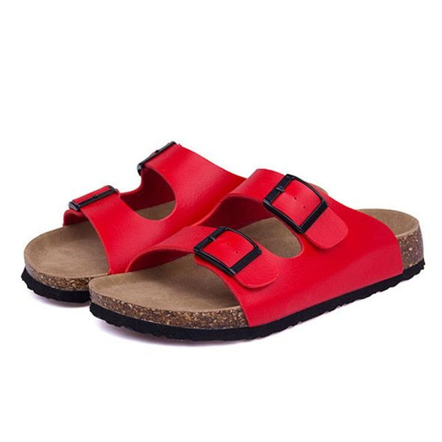 Sandals New Summer Beach Cork Slippers Shoes Women